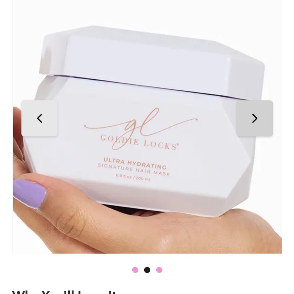 Ultra Hydrating Signature Hair Mask - White